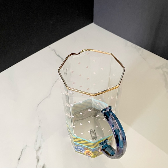 Garland Glass Pitcher by Mackenzie Childs - Picture 4 of 10